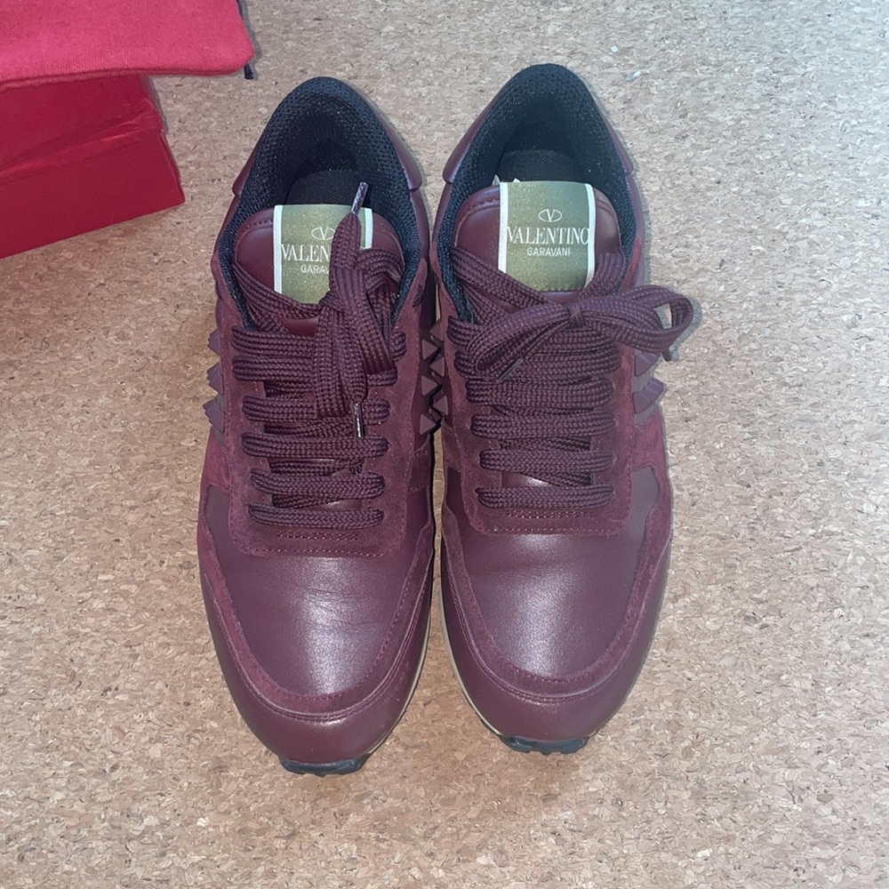 Valentino Low Top Rock-stud track Sneaker in 37.5